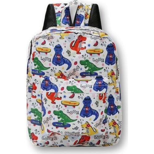 Dinosaur Print Cartoon Backpack Children School Bags Girls Book Bag Kids Kindergarten Bag Baby Toddler Backpacks Mochila Escolar
