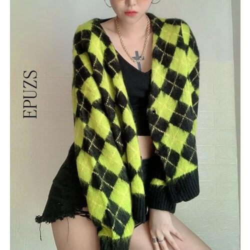 Cute Cardigans sweater Women Kawaii Sweater women Knitted Sweater Casual Long Sleeve Korean Sweater Fall 2020