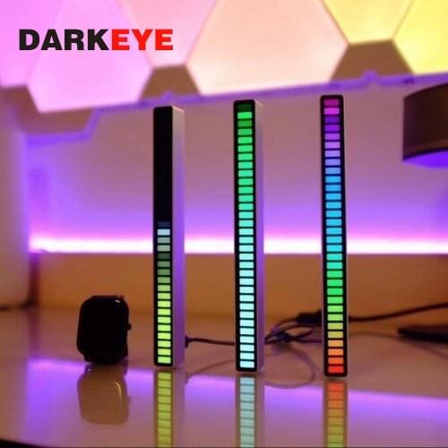 LED Strip Light Sound Control Pickup Rhythm Light Music Atmosphere Light RGB APP Colorful Tube Energy-Saving Lamp Ambient Lamp