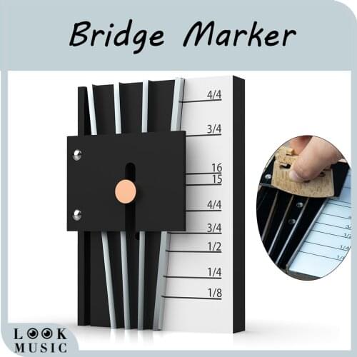 Violin/Viola/Cello Bridge Marker String Distance Locator Marking Tools String Divisions Marker Fits 1/8 Violin To 4/4 Cello