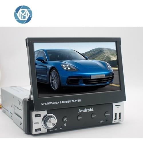 Universal Android System Car 7inch Touch screen Car Stereo DVD Player GPS Radio With Detachable PanelFM AM RDS Car Radio