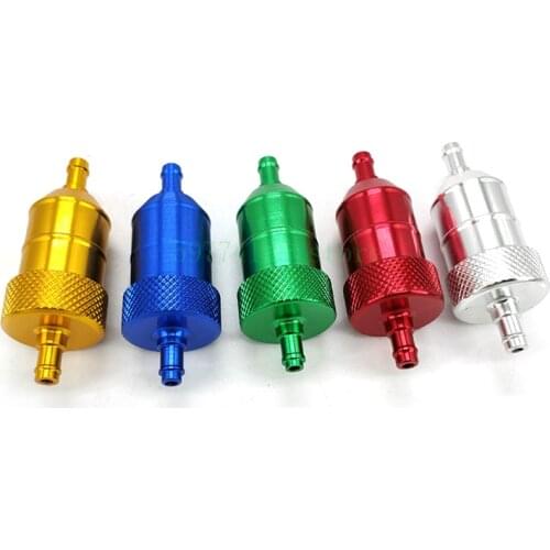 Universal 5 Color 8mm Petrol Gas Fuel Filter Cleaner For Pit Dirt Bike Motorcycle ATV Quad Oil Gas Fuel Filter