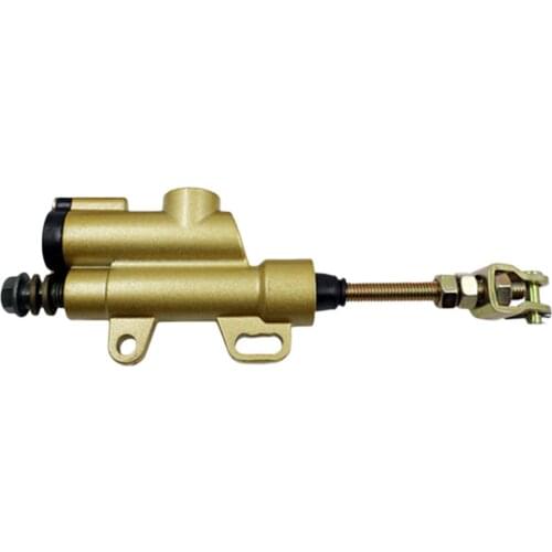 Motorcycle Dirt Pit Quad Bike Sportbike ATV Rear Foot Brake Master Cylinder Pump Rear Brake Master Cylinder Internal Oil Pot