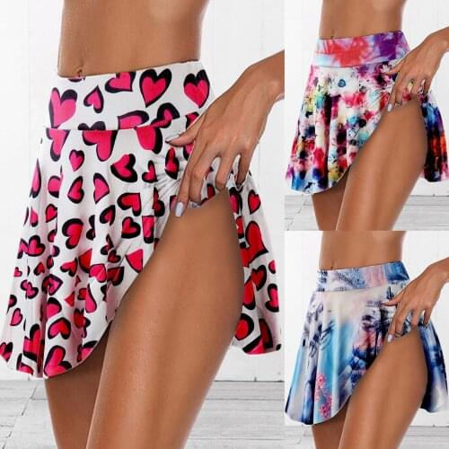 Sagace sexy print summer leisure beach sports womens miniskirt skirt with foreign style jupes мини-юбки 2021 skirt