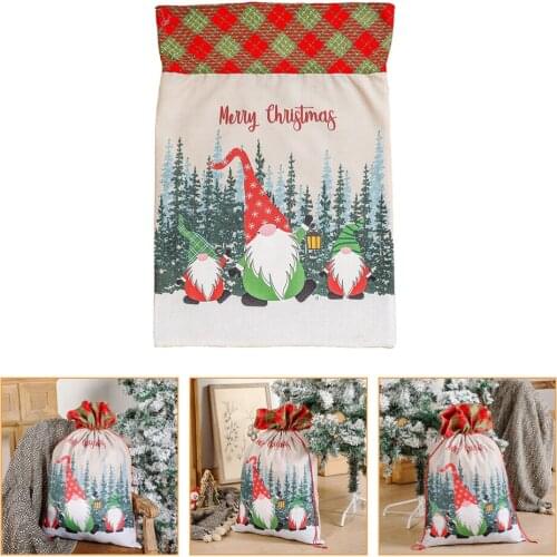 1 Pc Lovely Christmas Gift Storage Container Gift Wrapping Bag Gift Pouch