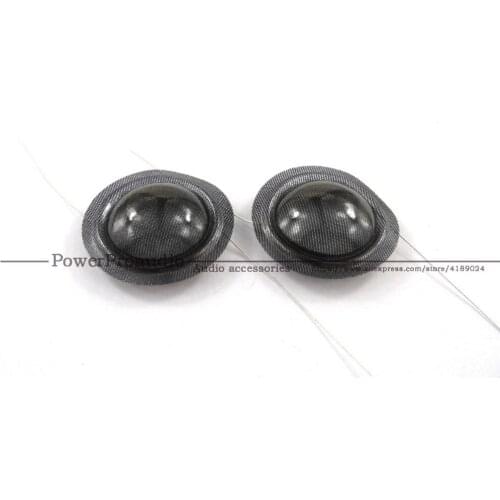 2 pcs /lot 19.4mm High Quality Transparent silk diaphragm dome Tweeters loudspeaker speaker voice coil