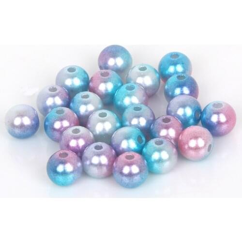 50-500pcs 4/6/8/10mm Plastic ABS Imitation Pearl Beads Round Loose Beads For DIY Scrapbook Decoration Handmade Craft Supplies