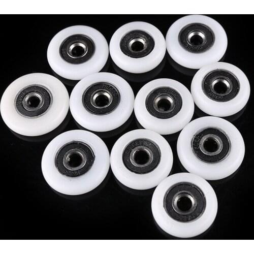 8pcs Shower Door Rollers/Runners/Spares 19/20/23/24/25/26/27mm wheels diameter, 5mm hole