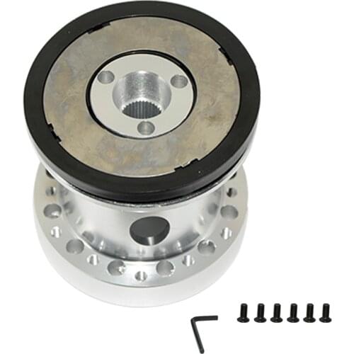 Aluminum Steering Wheel Hub Adapter Snap Off Boss Kit For Mitsubishi