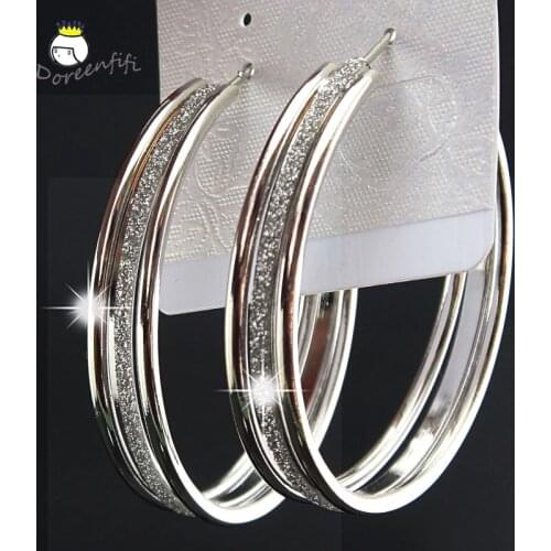 Doreenfifi Women's Silver Earrings