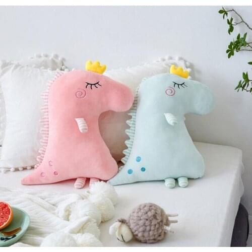 Cartoon Plush Dinosaur Pillow Cushion Stuffed Animals & Plush Toy Stuffed Soft Dinosaur Dolls baby appease toy For Children Gift