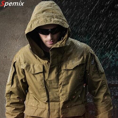 Men M65 UK US Flight Pilot Coat Autumn Army Clothes Casual Tactical Hoodie Military Field Jacket Windbreaker Waterproof Jackets