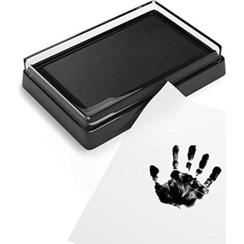 Baby Care Non-Toxic Baby Handprint Footprint Imprint Kit Baby Souvenirs Casting Newborn Footprint Ink Pad Infant Clay Toy Gifts