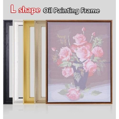 New Arrival L Section Outter Frame 5 Colors Can Be Choosen For Canvas Oil Painting By Numbers Picture Wall Art Decoration Frame