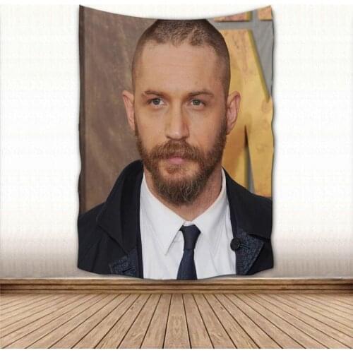 New Tom Hardy Wall Hanging Tapestry Sheets Home Decorative Tapestries Beach Towel Yoga Mat Blanket Table Cloth Wall Tapestry