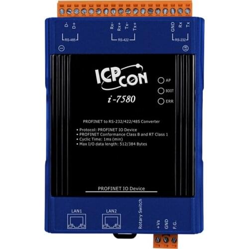 New Original Spot Photo For I-7580 PROFINET To Serial Port RS-232/RS-422/RS-485 Converter