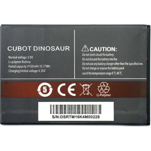 New For CUBOT Dinosaur Battery Replacement backup Batterie Bateria Batterij Accumulator For CUBOT Dinosaur Cell Phone