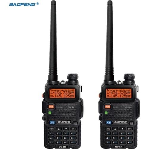 2pcs UV5R VOX 10 Km Walkie Talkie pair Two Way Radio Station Car CB Ham Radio For Bao Feng Police Equipment uv 5r Baofeng uv-5r