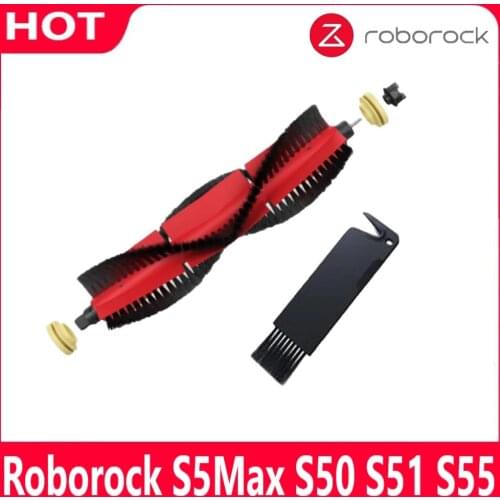 Detachable Main Brush Roll Parts for Xiaomi Roborock S5 Max S6 Maxv Pure / S50 S60 S52 S55 / E4 E3 Vacuum Cleaner Accessroies