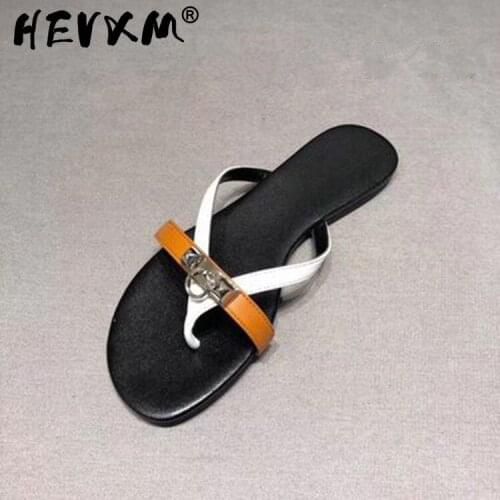 New Summer Womens Sandals Fashion Retro Metal Decoration Women Casual Sandals Outdoor Beach Open Toe Slipper Zapatos Mujer