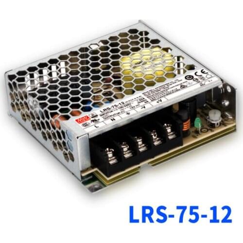 [Seven Neon]MEAN WELL LRS-75-12 12V 6A 75W High power High effection Single Output Switching Power Supply
