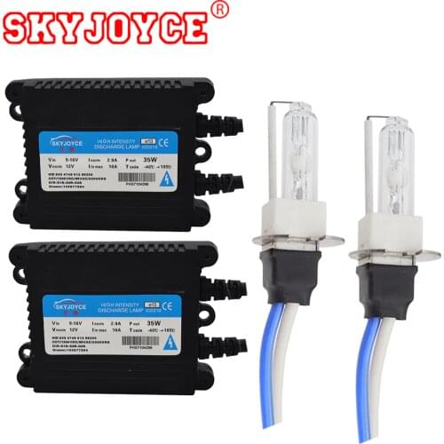 SKYJOYCE 35W 55W HID LIGHT H3C Bulbs Gold Yellow 3000K 4300K 5000K 6000K 8000K ceramic H3C HID Kit Headlight Car Styling HID KIT