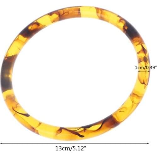 Tote Bag Round Resin Handle DIY Purse Handcraft Supplies Replacement Bags Making