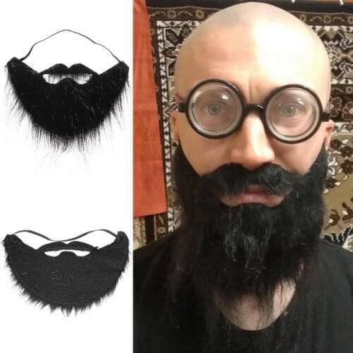 Savage Pirate Decoration Masquerade Props Children Fake Beard Funny Props Mustache Halloween Party Decoration Supplies