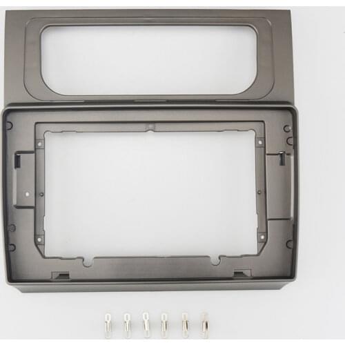 10.1 inch Car Fascia Radio Panel for VOLKSWAGEN TOURAN 2010-2015 (Manual A/C) Facia Dash Kit Install Adapter Bezel Console Trim