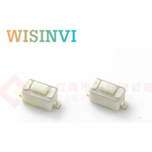 1000PCS 3X6X5 3X6X4.3MM Micro Switch White Button Tactile Tact Push Switch 3*6*4.3MM 3*4*5MM 2pin SMD Tact Switch