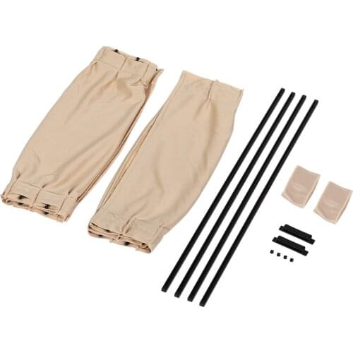 2x50s Car Sun Shade Window Curtain Adjustable SunShade Drape Visor Valance Curtain Black Summer Protection Window Film