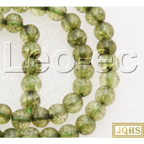 AAA 6mm round green Tourmaline Stone Loose Beads for Jewelry Making Strand 15" V1469