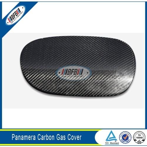 Car auto Carbon Fiber Car Fuel Tank Cover Oil Gas Cap Trim For Panamera 2017 up