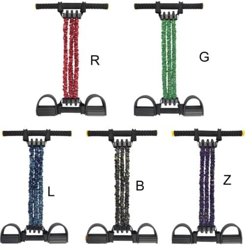 Elastic Sit Up Pull Rope Spring Tension Foot Pedal Abdomen Leg Exerciser Resistance Bands Slimming Training Equipment