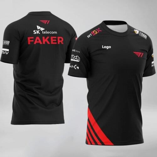 Lpl IG RNG TES FPX Miss SKT Team Match T-shirt 2021 New Summer LOL DOTA2 T1 Players Team Uniform Conquest Short Sleeve T-shirt