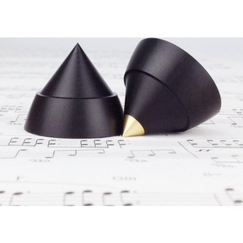 HiFi Mounts audio Stand Feet Ebony Dia 23MM amplifier Feet Speaker Shock Spikes