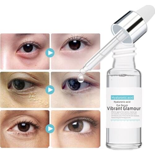 VIBRANT GLAMOUR Eye Cream Peptide Collagen Serum Anti-Wrinkle Anti-Age Remover Dark Circles Eye Care Against Puffiness