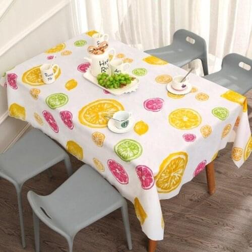 PVC Waterproof Tablecloths Plant Pastoral Table Cloth Background Cloth Plastic Table Cloth Home Decor Manteles Toalha De Mesa