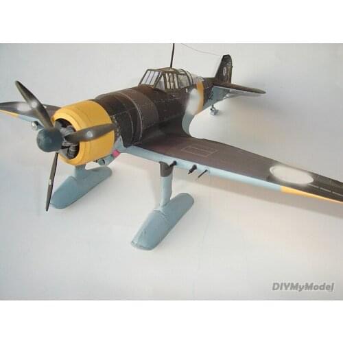 DIYMyModeI German Fokker D fighter DIY Handcraft Paper Model KIT Handmade Toy Puzzles Gift Movie props