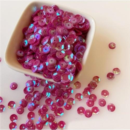 New 3200pcs 6mm Shiny Beautiful Colorful Clothing Sequins for Crafts lentejuelas Glitter Paillette DIY Sewing Accessorie X5310