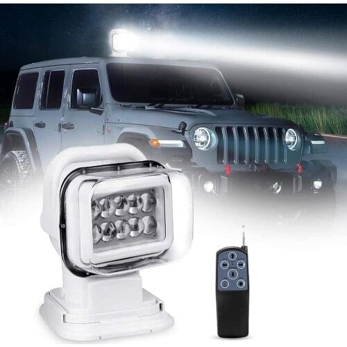 Portable Marine Searchlight 12V/24V Led Search Light for Yacht Off-Road Trucks ATV SUV Boat