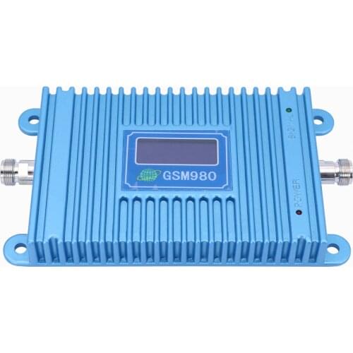LCD display GSM 900MHz GSM980 Repeater Booster Cell phone Signal GSM 900 Amplifier 70dB gsm 980 repeater