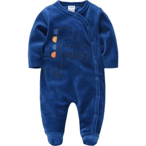 Unisext Spring Autumn Newborn Baby Rompers Pjiamas Infant Onesies Velvet Warm Jumpsuit Baby Boys Overalls Toddler Girls Clothing