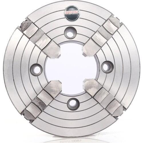 High precision of four jaw independent chuck 160mm K72-160 for sales