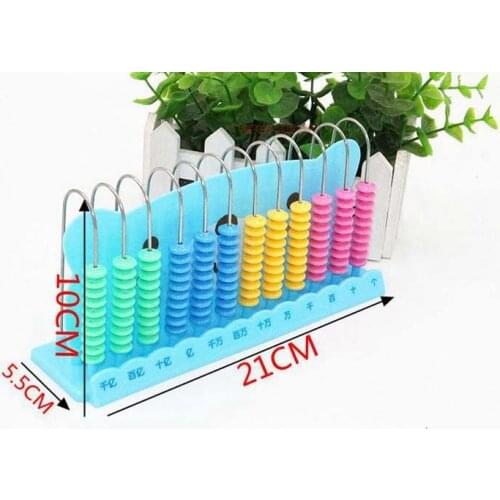 12-row Children Calculate Abacus Bead Educational Math Plastic Toys Calculation Early Learning Arithmetic Addition Subtraction