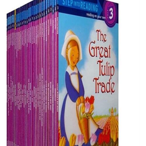 30 Books 4-12 year Childrens English Learning textbook early education book english Picture Books Step into Reading grade 3