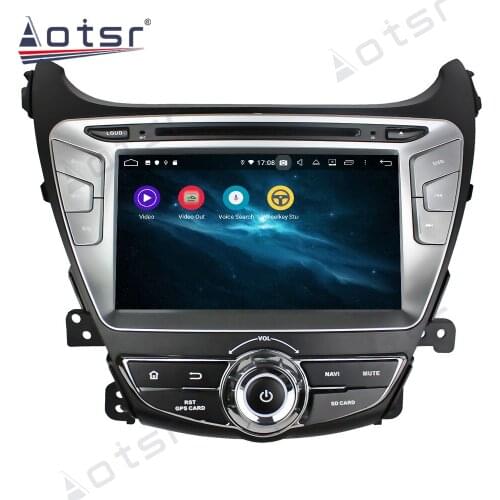 Android Car Multimedia For Hyundai Elantra 2014 - 2016 Newest 10.0 DVD 4G 64GB PX6 Auto GPS Navigation Stereo radio DSP +Carplay