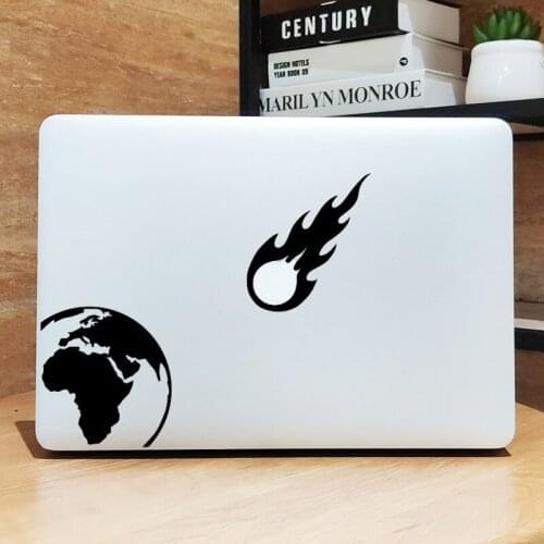 Comet Hit Earth Creative Decal for Macbook Pro 16" Air Retina 11 12 13 15 inch Mac Book 14" Mi Notebook Case Skin Laptop Sticker