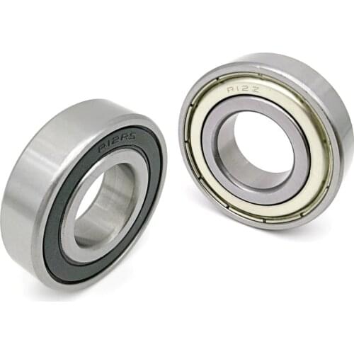 DALUO Bearing R12 R12ZZ R12Z R12RS R12-2RS 3/4"x1-5/8"x7/16" inch Ball Bearings Single Row Deep Groove Ball Bearings