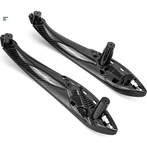 Door Inner Handle For BMW F30 F80 F32 F33 F82 F34 F35 F36 3GT 3 4 Series 2012-2019 Carbon Fiber Interior Handle Cover Front Rear